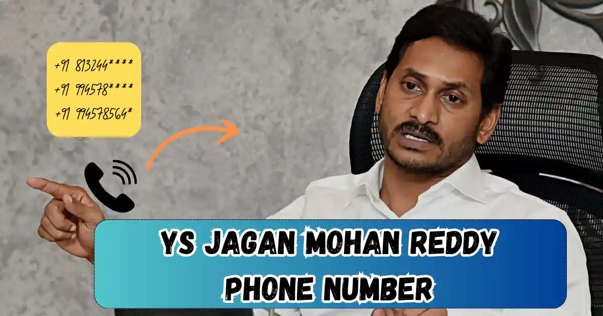 YS Jagan Mohan Reddy Phone Number